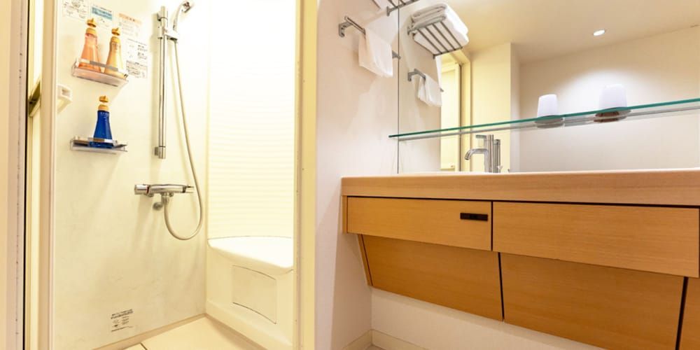 Nara Kenko Land Plaza Hotel Deluxe Twin Room with Extra Japanese Futon, Non-Smoking 3