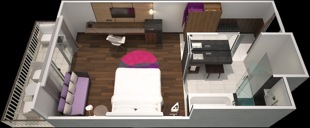 Room, 1 King Bed, Non Smoking, Sea View (Balcony)