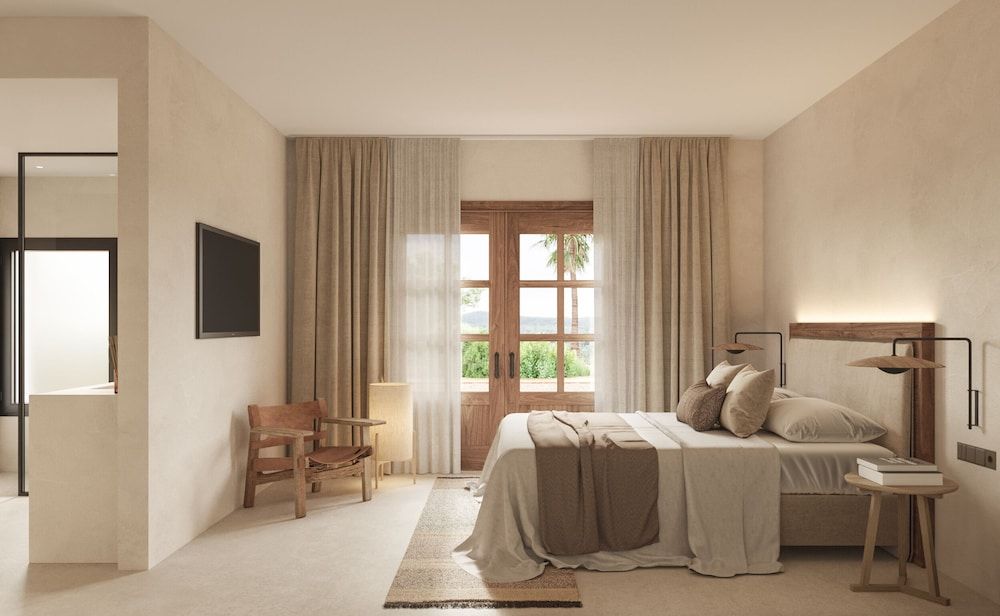 Deluxe Double Room, 1 King Bed, Terrace, Garden View