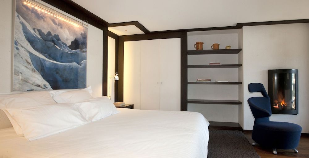 Deluxe Double Room, Fireplace, Mountain View (Mont Blanc)