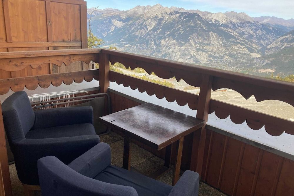 RisoulSki Antarès Comfort Studio, Balcony, Valley View 6