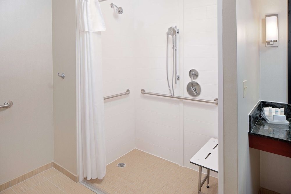 Suite, 2 Double Beds, Accessible (Mobility & Hearing, Roll-in Shower)
