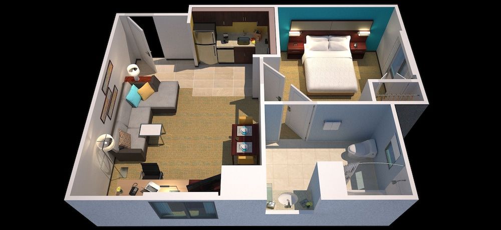 Room layout blue print
