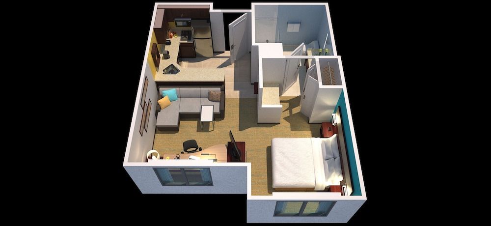 Residence Inn by Marriott Orlando Downtown Studio, 1 King Bed with Sofa bed