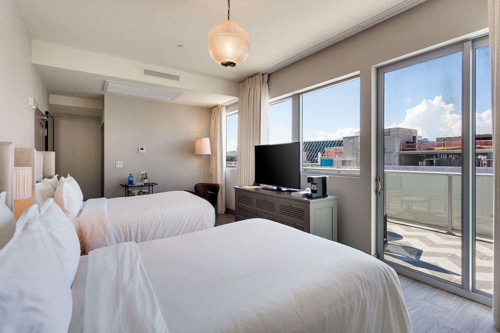 Classic Room, 2 Double Beds, Terrace, City View