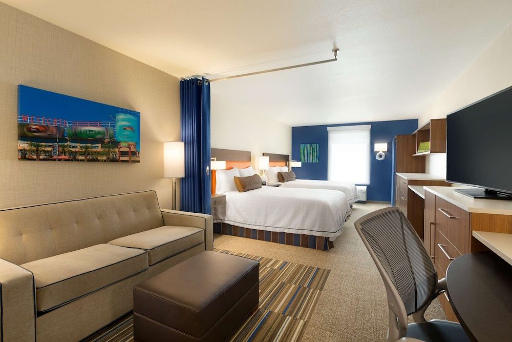 Studio, 2 Queen Beds, Accessible, Non Smoking (Hearing)