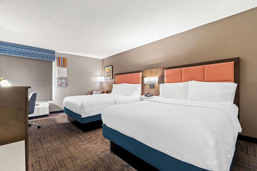 Two double beds non smoking