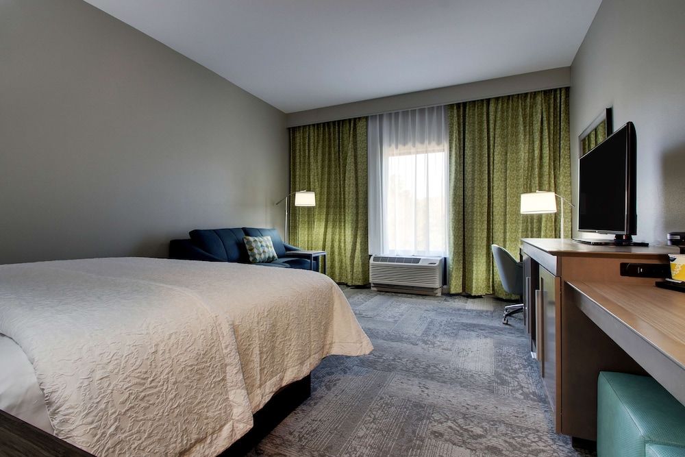 Room, 1 King Bed with Sofa bed, Refrigerator & Microwave