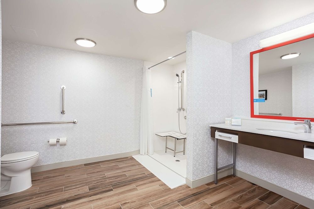 Suite, 1 King Bed with Sofa bed, Accessible (Mobility & Hearing, Roll-in Shower)