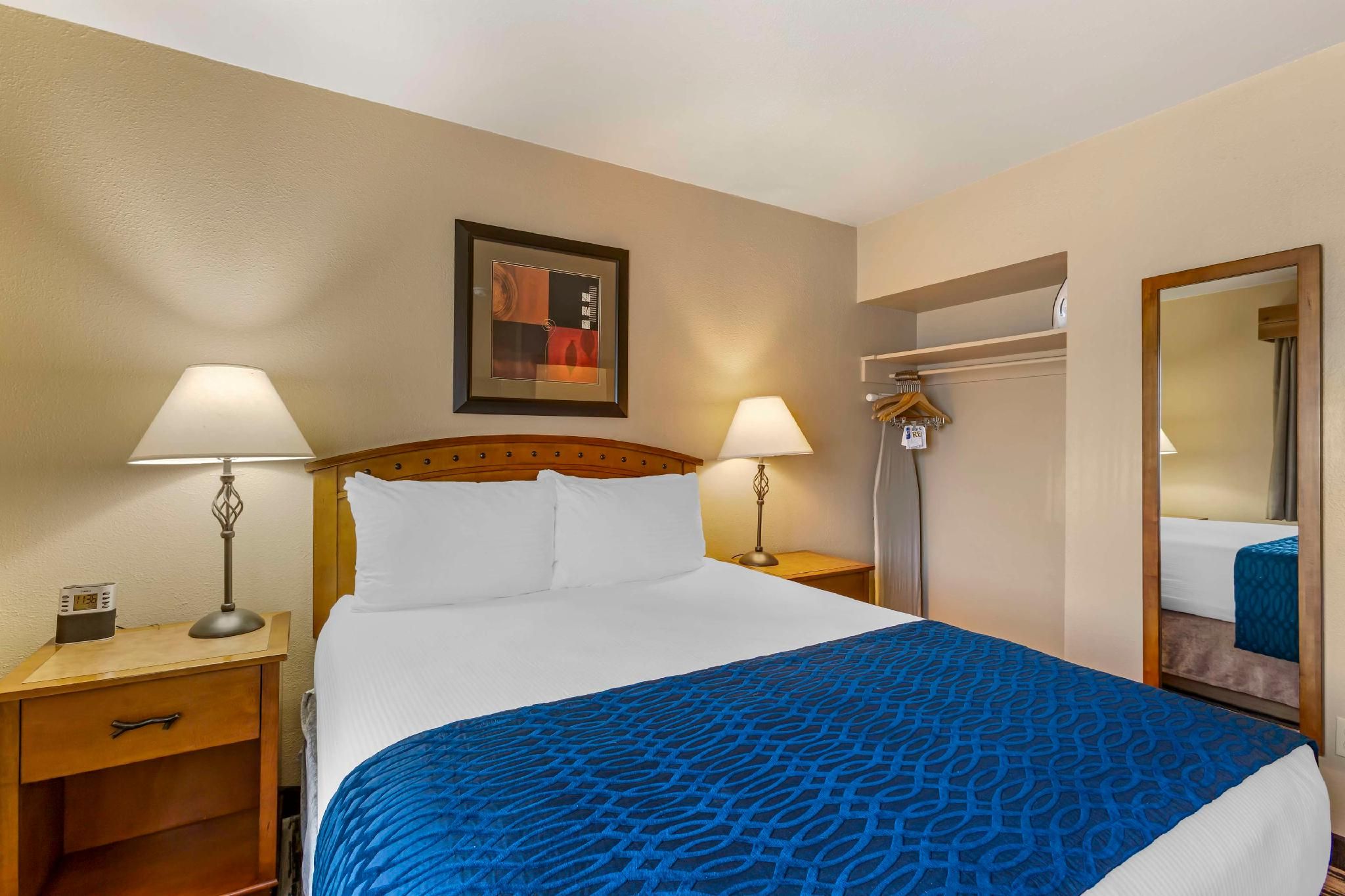 1 Queen Bed, Nonsmoking, Small Room, Shower Only