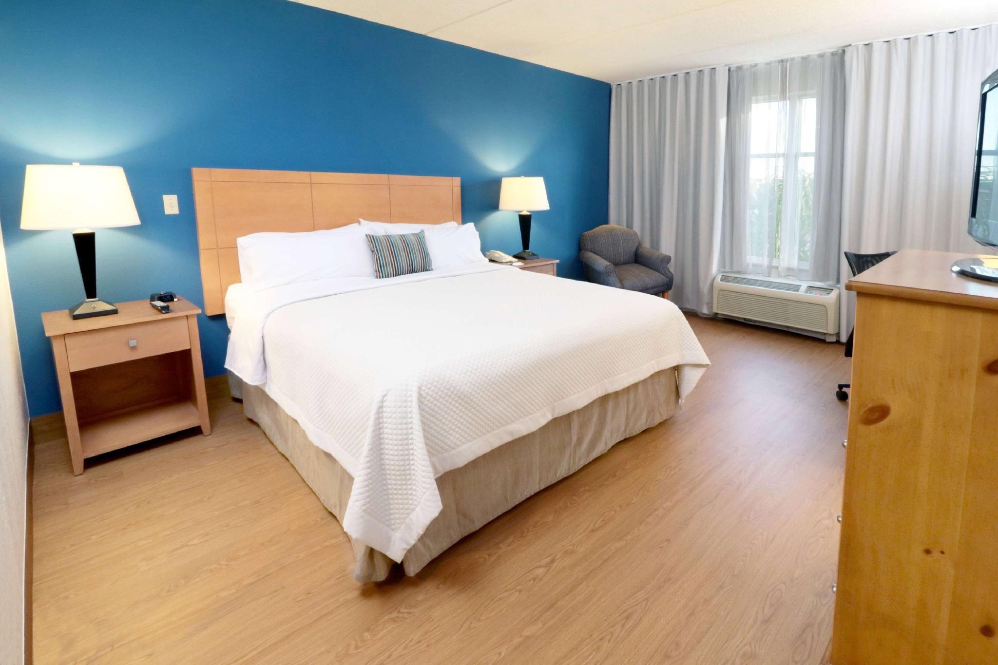 1 King Bed, Mobility/Hearing Accessible Room, Roll-In Shower, Non-Smoking