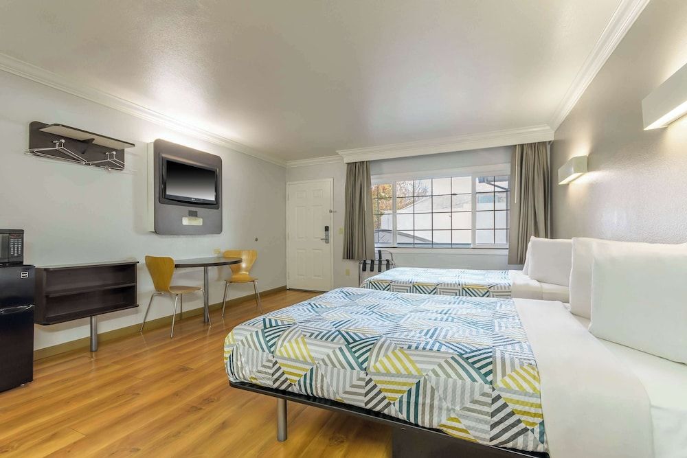 Standard Room, 2 Double Beds, Smoking, Refrigerator & Microwave