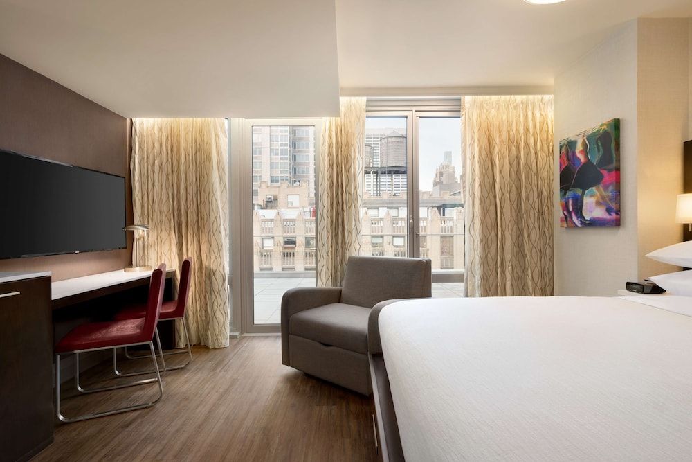 Embassy Suites by Hilton New York Manhattan Times Square 1 King City View Balcony, Hear 3x3 Shower 6