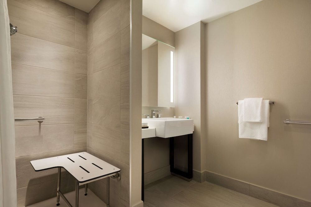 Embassy Suites by Hilton New York Manhattan Times Square 1 King City View Balcony, Hear 3x3 Shower 4