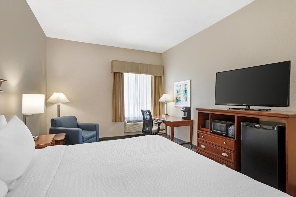 Standard Room, 1 King Bed, Non Smoking, Refrigerator & Microwave