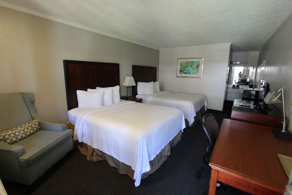 At Home Inn & Suites Standard Room, 2 Queen Beds (Exterior Corridor)
