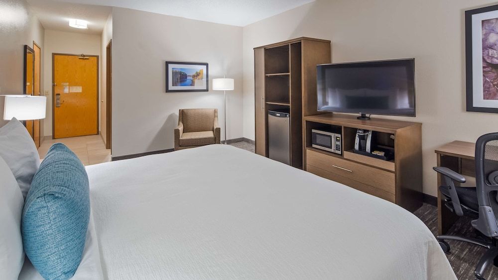 Standard Room, 1 King Bed, Accessible, Refrigerator & Microwave