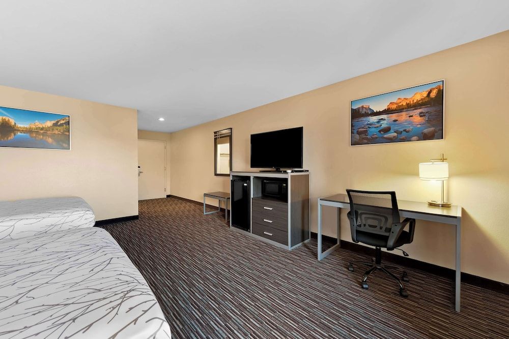 Standard Room, 2 Queen Beds, Non Smoking, Refrigerator & Microwave