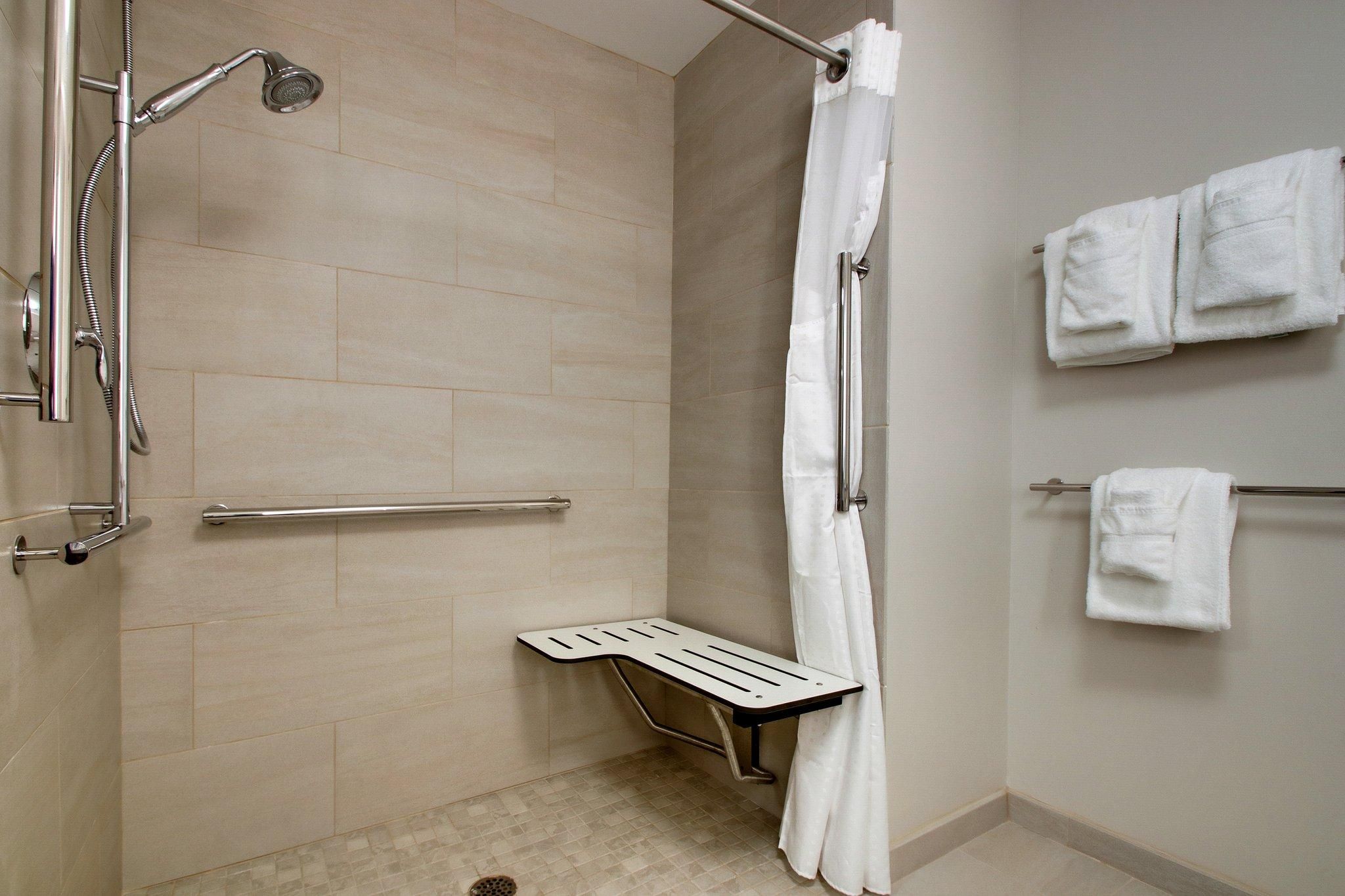 1 King Standard Mobility Accessible Roll Shower