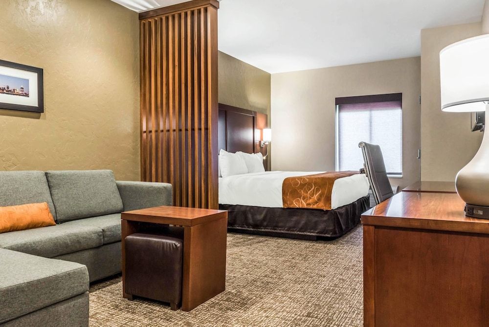 Suite, 1 King Bed, Accessible, Non Smoking (Roll-In Shower)
