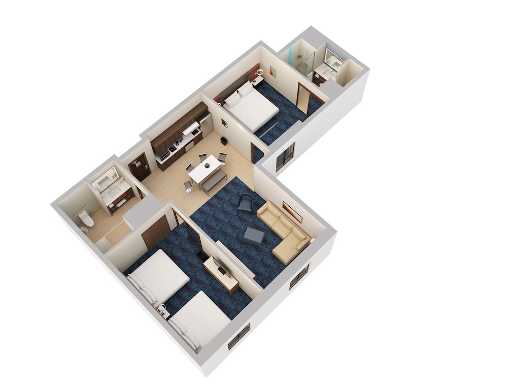 Room layout blue print