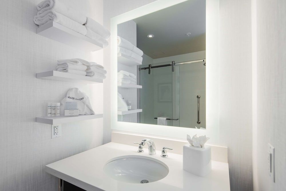 Hampton Inn & Suites Washington DC-Navy Yard Room, 1 King Bed, Refrigerator 5