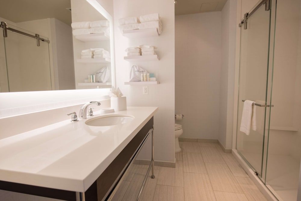 Hampton Inn & Suites Washington DC-Navy Yard Room, 1 King Bed, Refrigerator 4