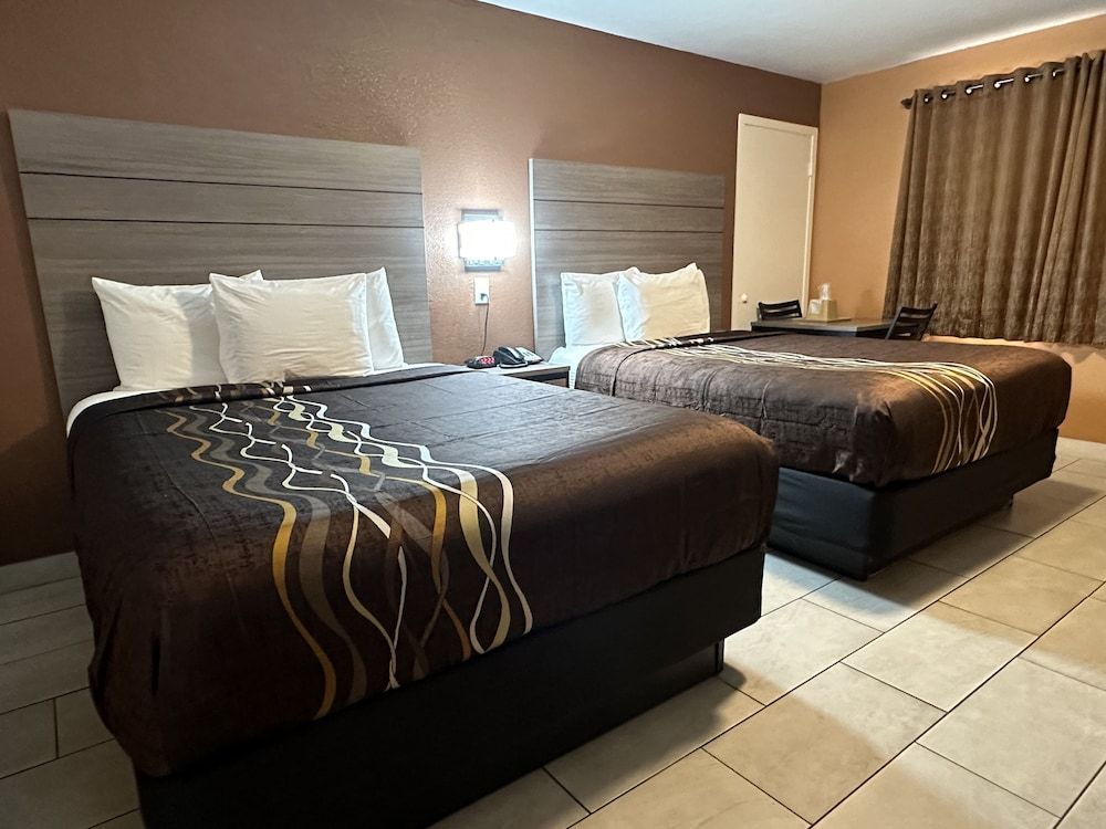 New Corral Motel Basic Room, 2 Queen Beds, Non Smoking