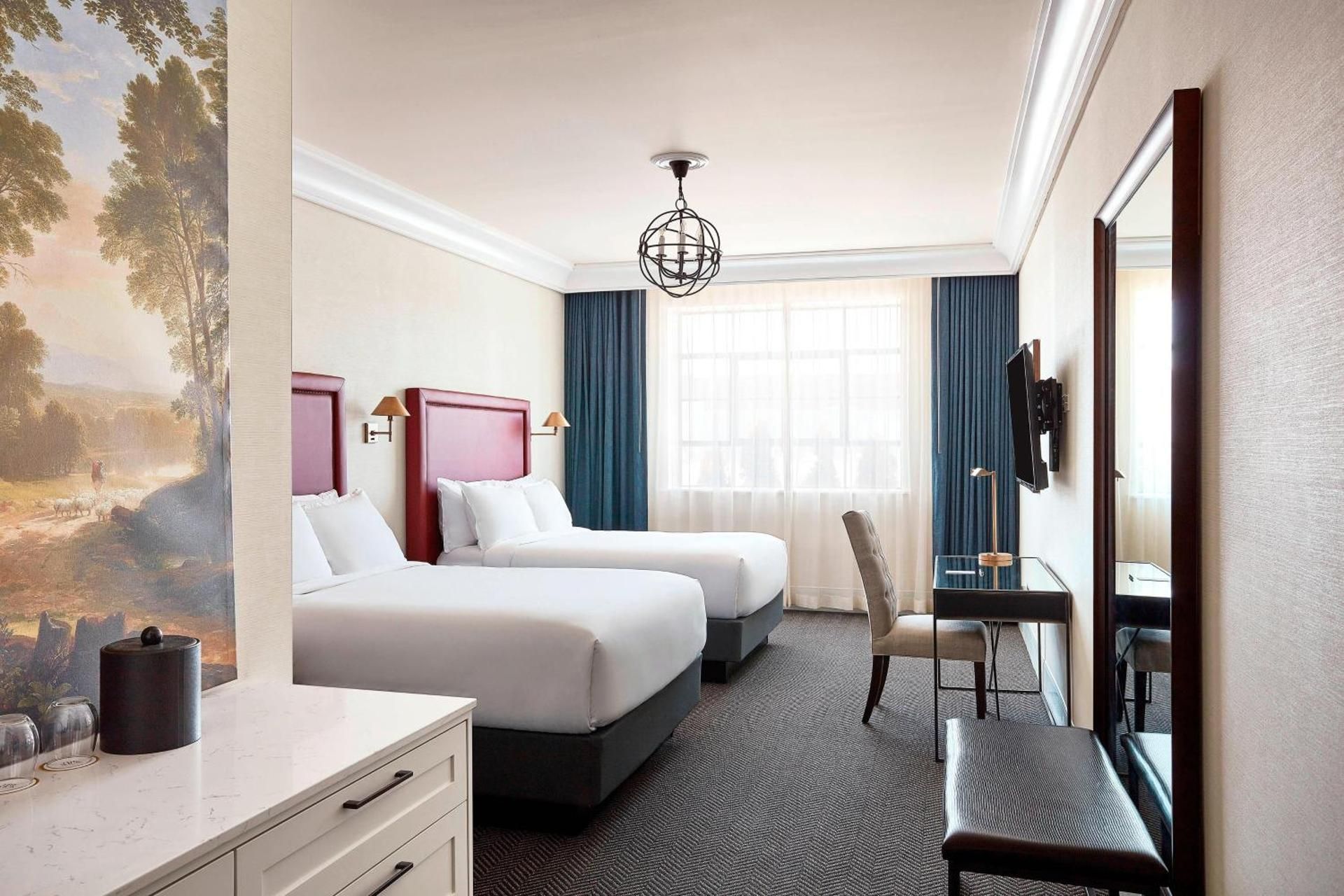Queen Room with Two Queen Beds and Roll-in Shower - Mobility and Hearing Accessible
