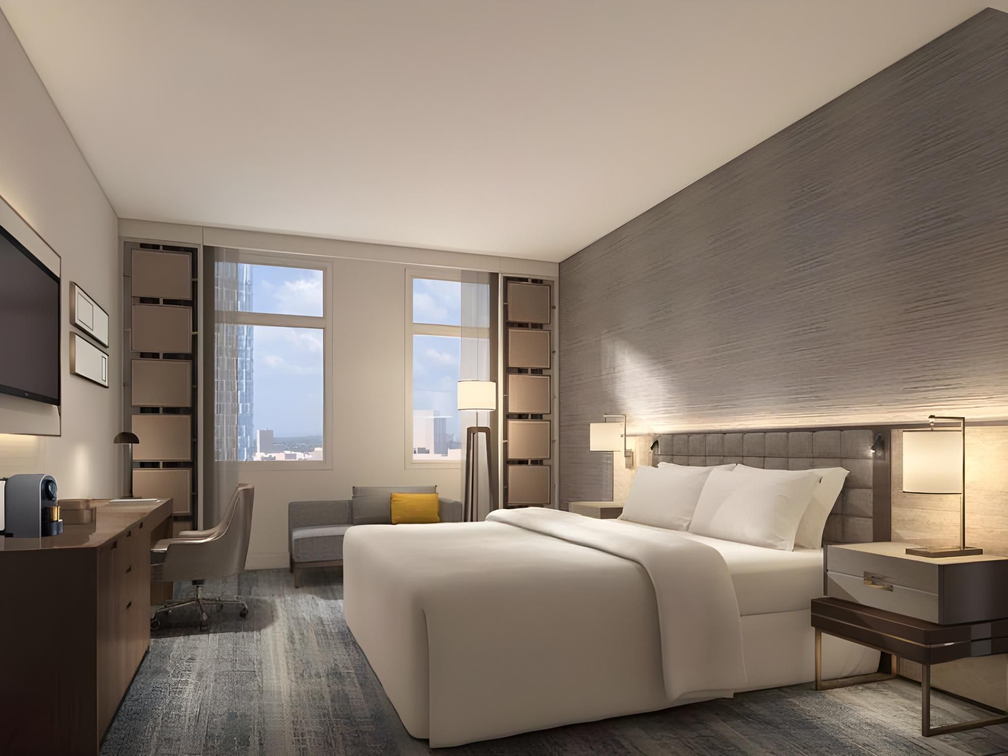 Club Level Premium Suite, Club level, Suite, 1 King, Sofa bed, Top floor