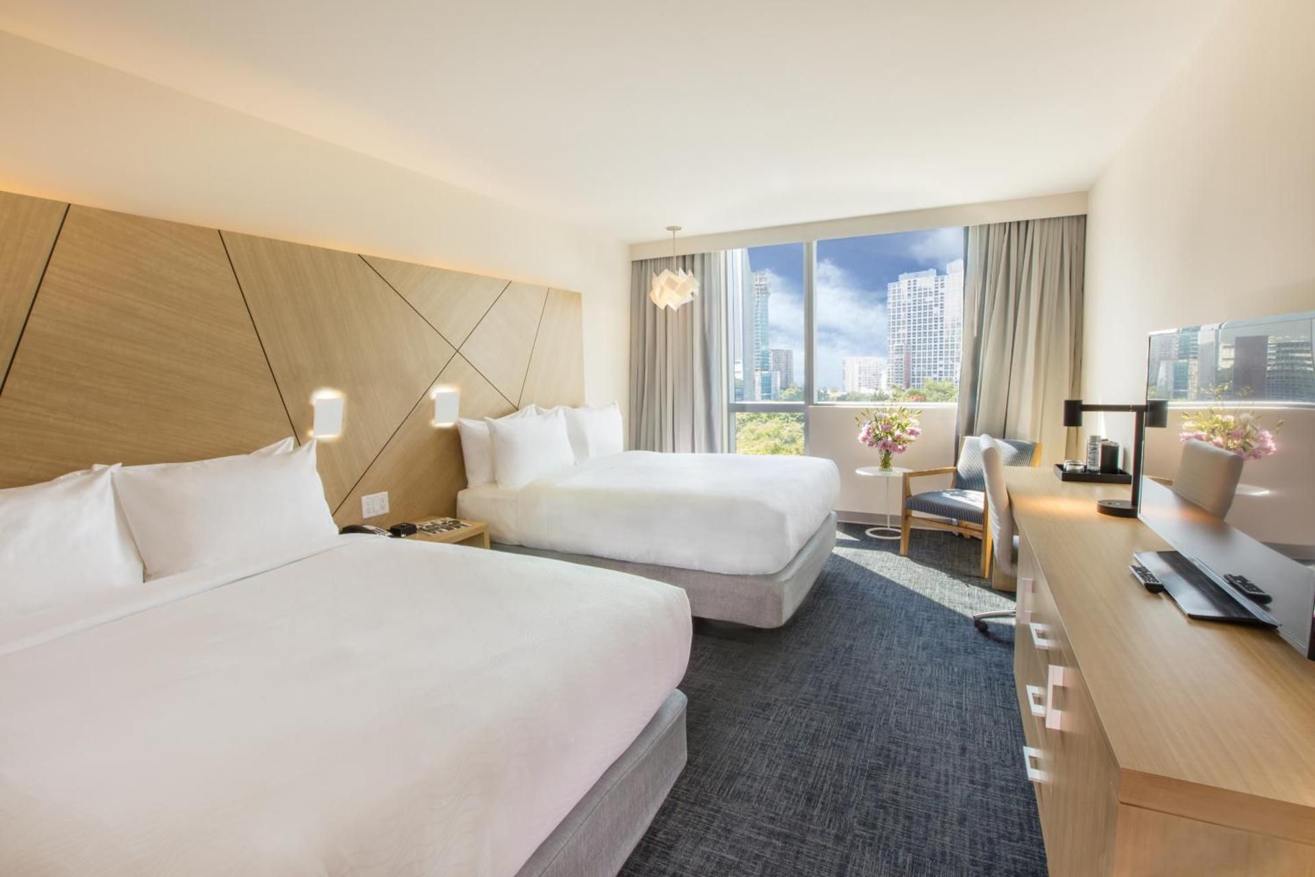 Novotel Miami Brickell Superior Bay View Room Two Queen beds 2