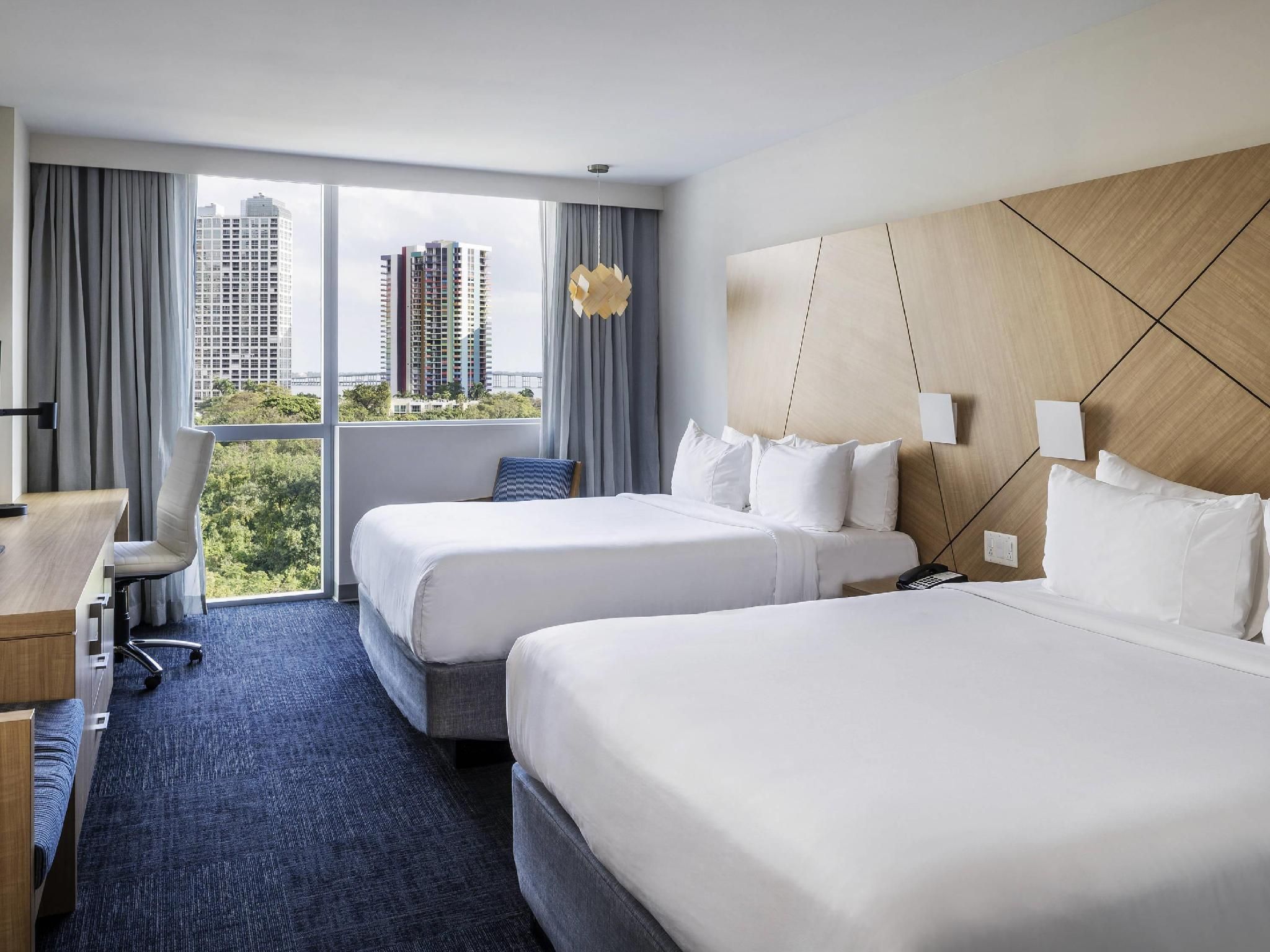 Novotel Miami Brickell Superior Bay View Room Two Queen beds