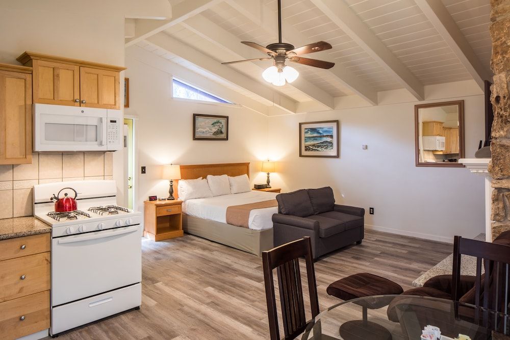 Andril Fireplace Cottages Luxury Studio, 1 King Bed with Sofa bed, Kitchen (1 King Bed) 2