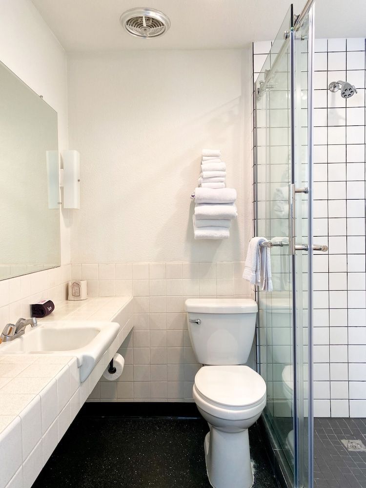 Hotel Corvallis Studio Kitchenette with 2 King Beds and a bunk bed 3