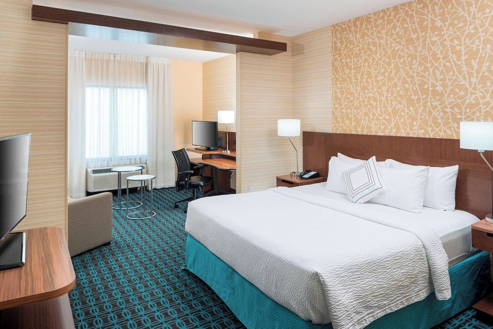 Suite, 1 King Bed with Sofa bed (Mobility Accessible, Roll-In Shower)