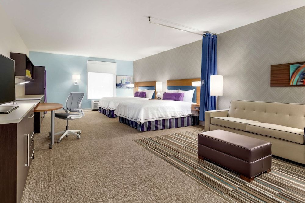Studio, 2 Queen Beds, Accessible (Hearing)