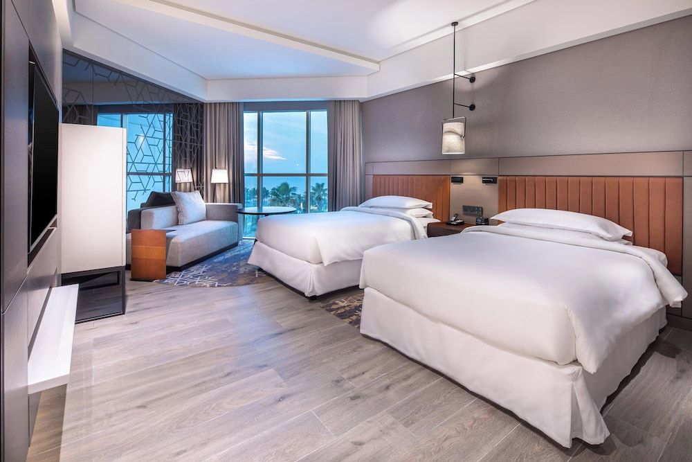 Club Room, 2 Twin Beds, Sea View