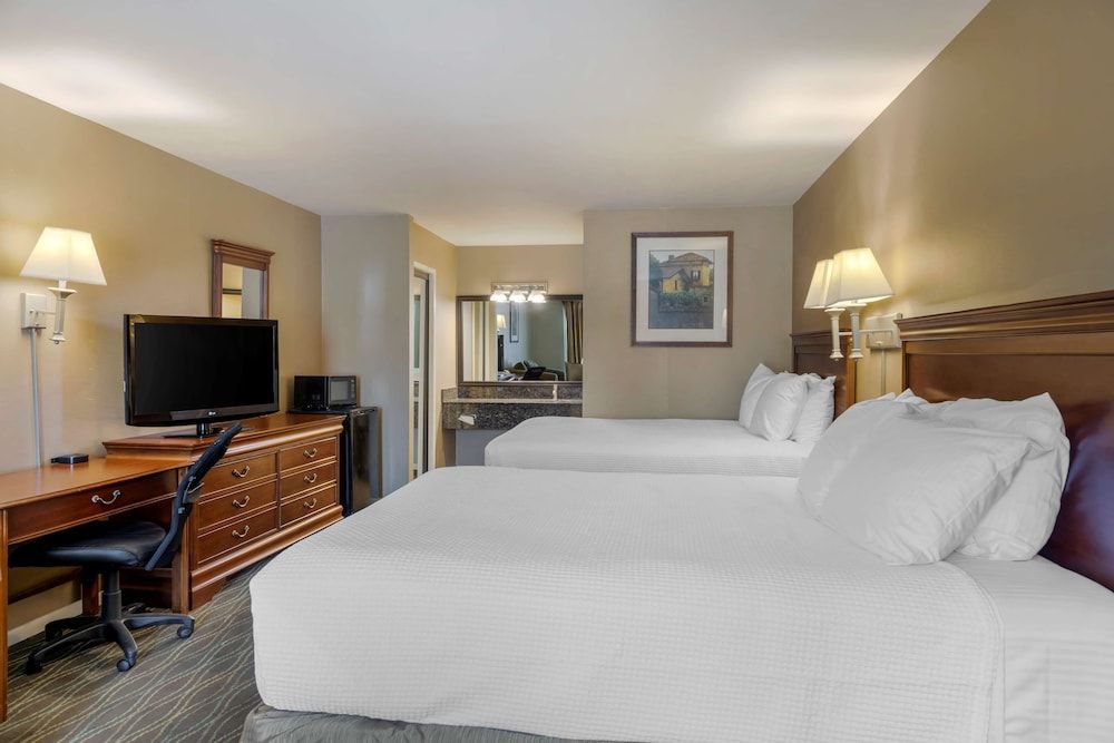 Standard Room, 2 Queen Beds, Non Smoking, Refrigerator & Microwave
