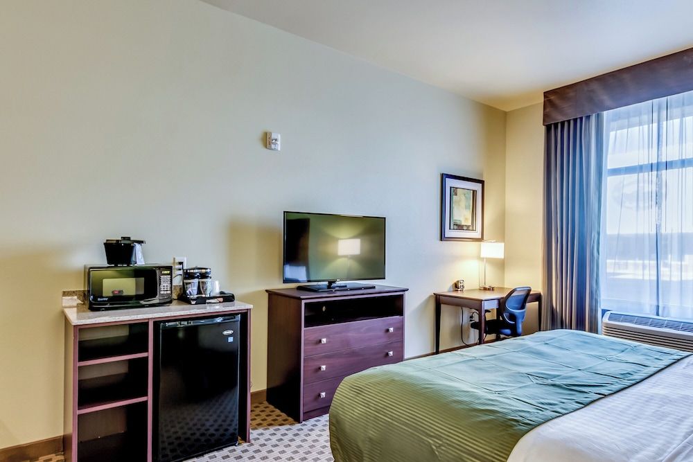 Cobblestone Inn & Suites - Waverly Room, 1 King Bed, Accessible Roll in Shower, Non Smoking 2