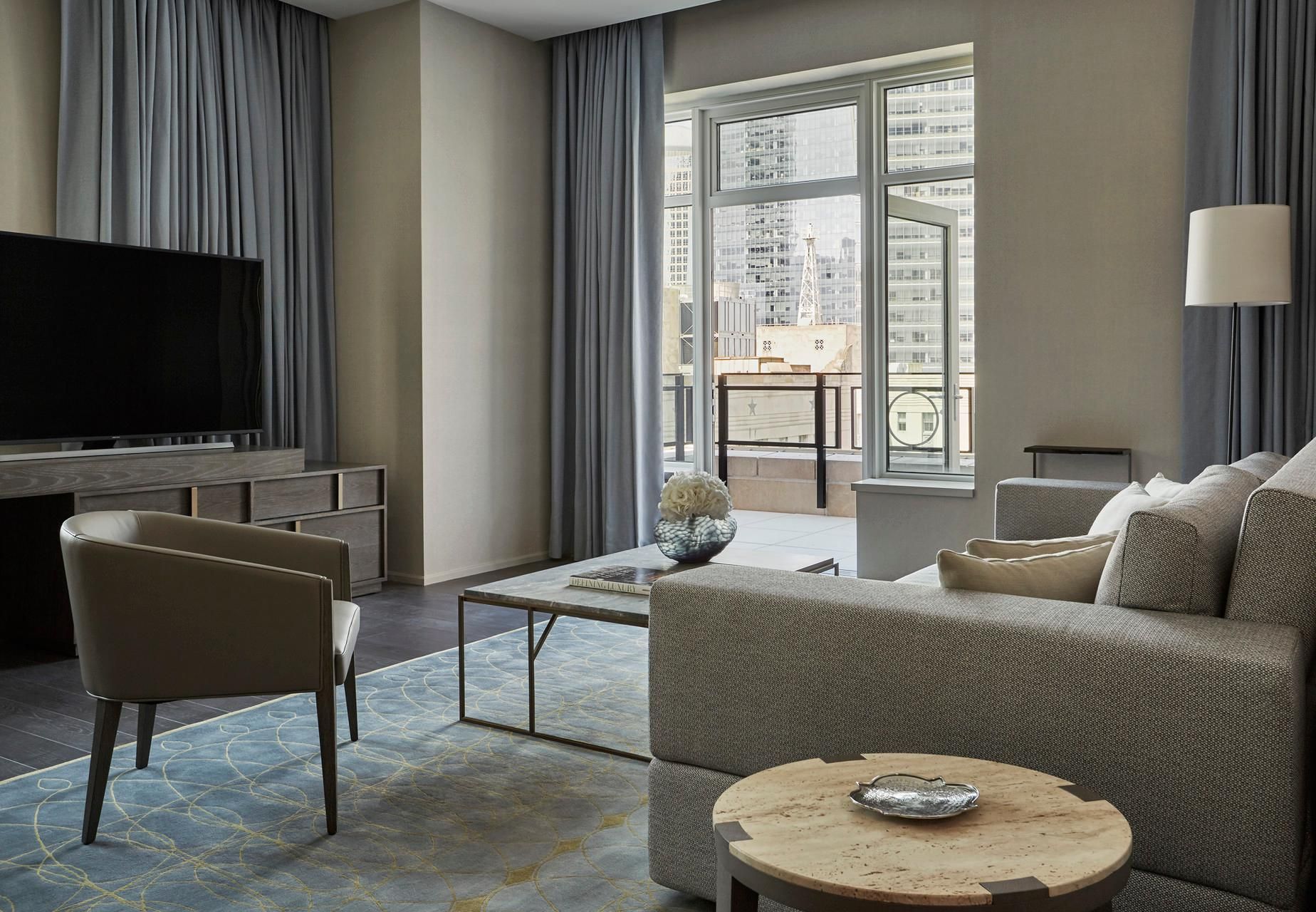 Gotham Suite with Terrace king bed