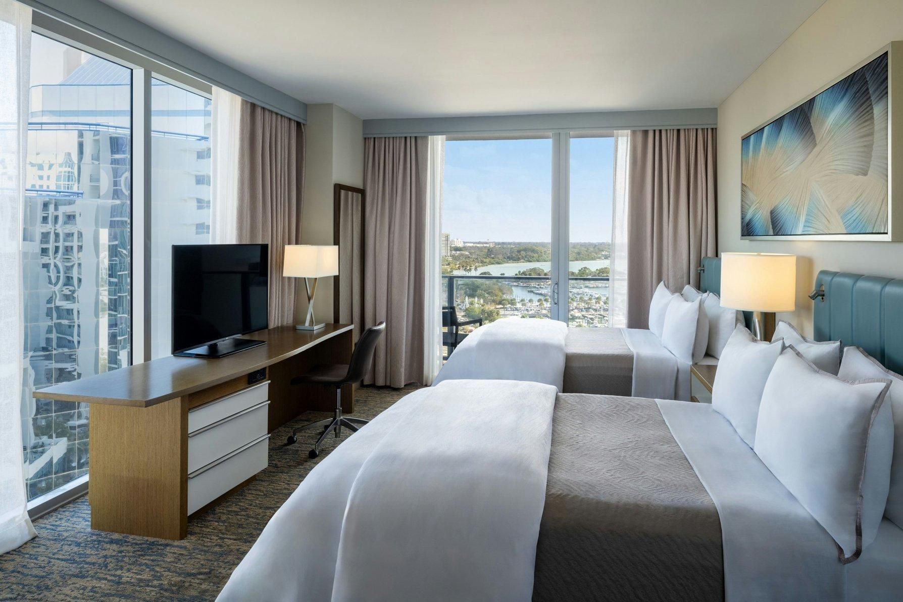 Premium, Guest room, 2 Queen, Marina view, Balcony
