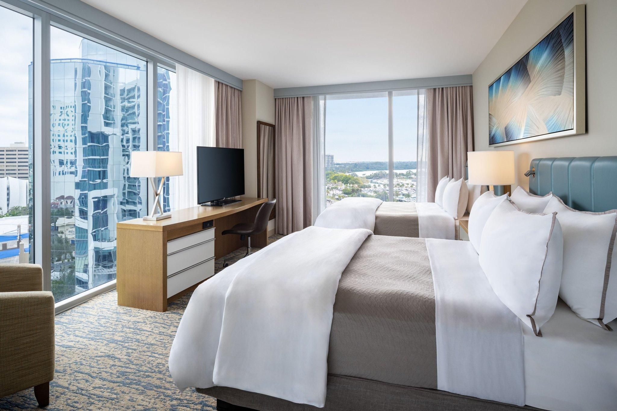Premium, Guest room, 2 Queen, Marina view