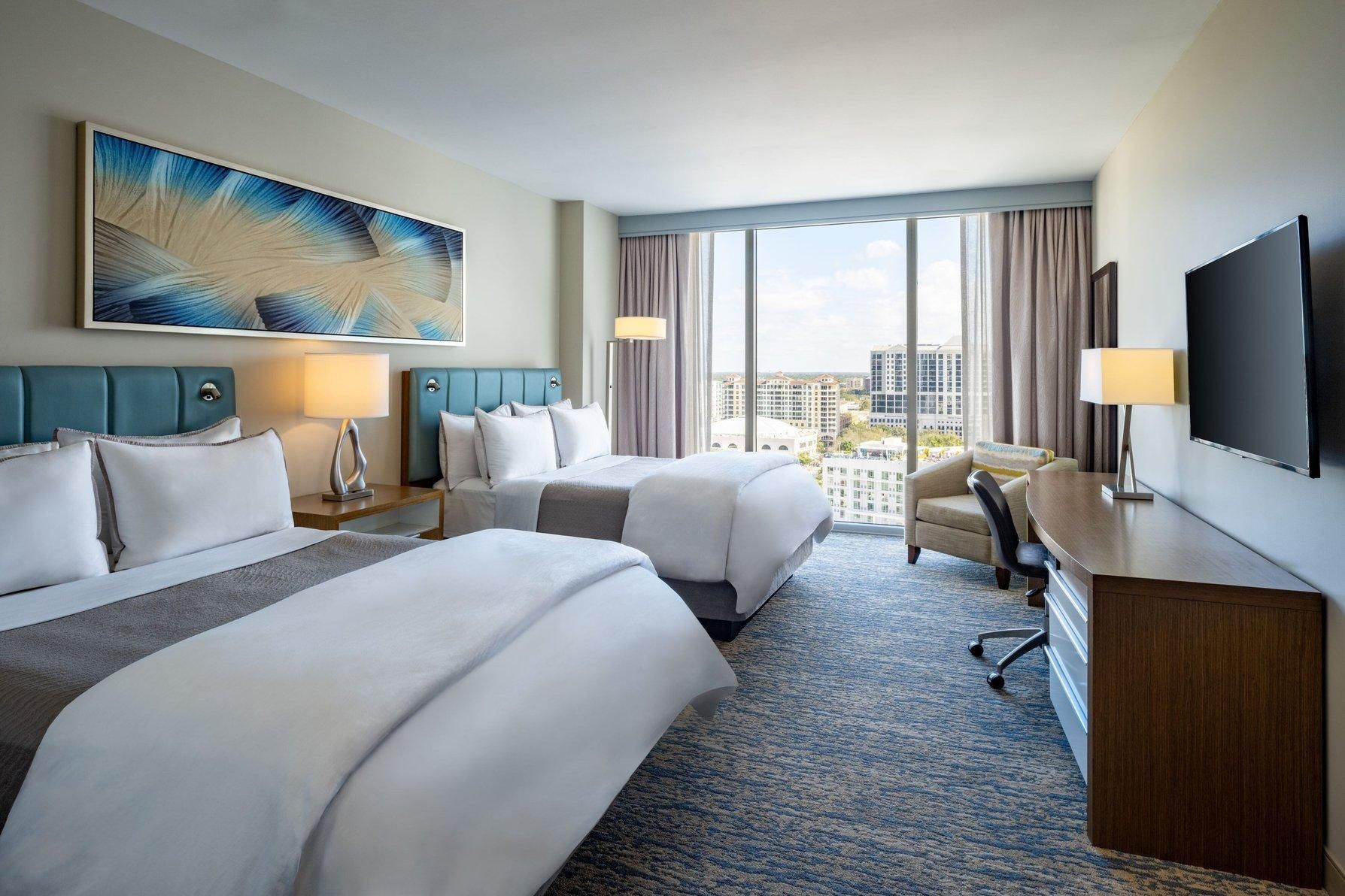 Traditional Standard, Guest room, 2 Queen, City view
