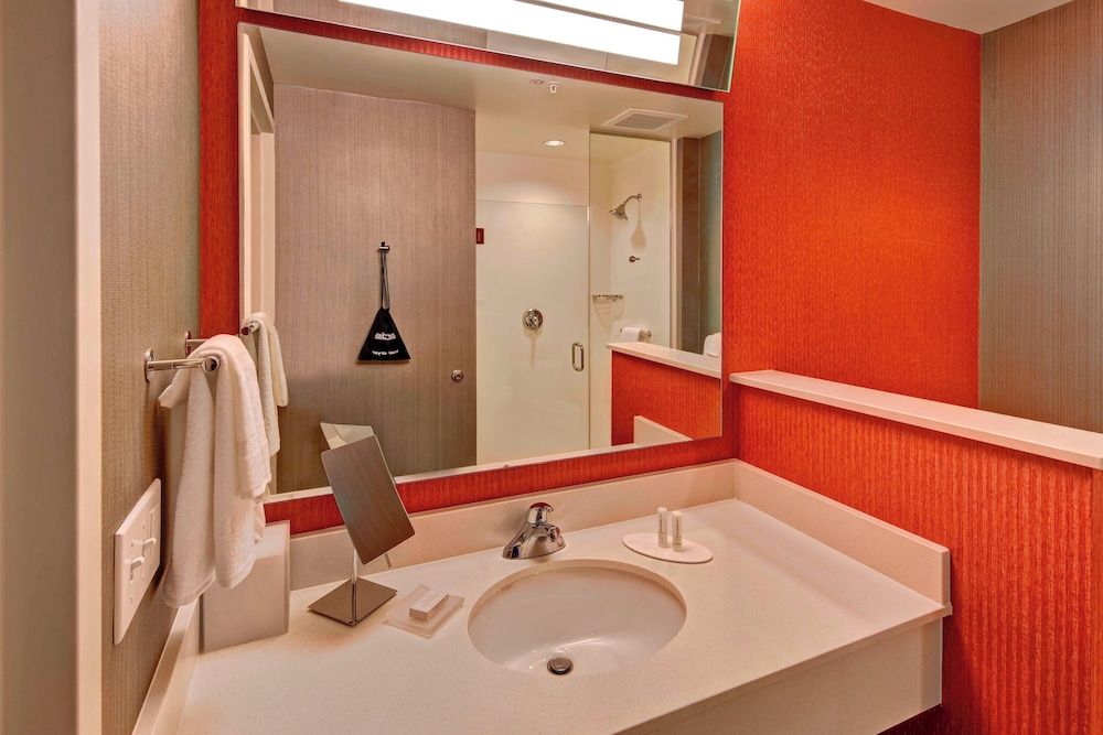 Suite, 1 King Bed with Sofa bed (Mobility/Hearing Access, Transf Shwr)