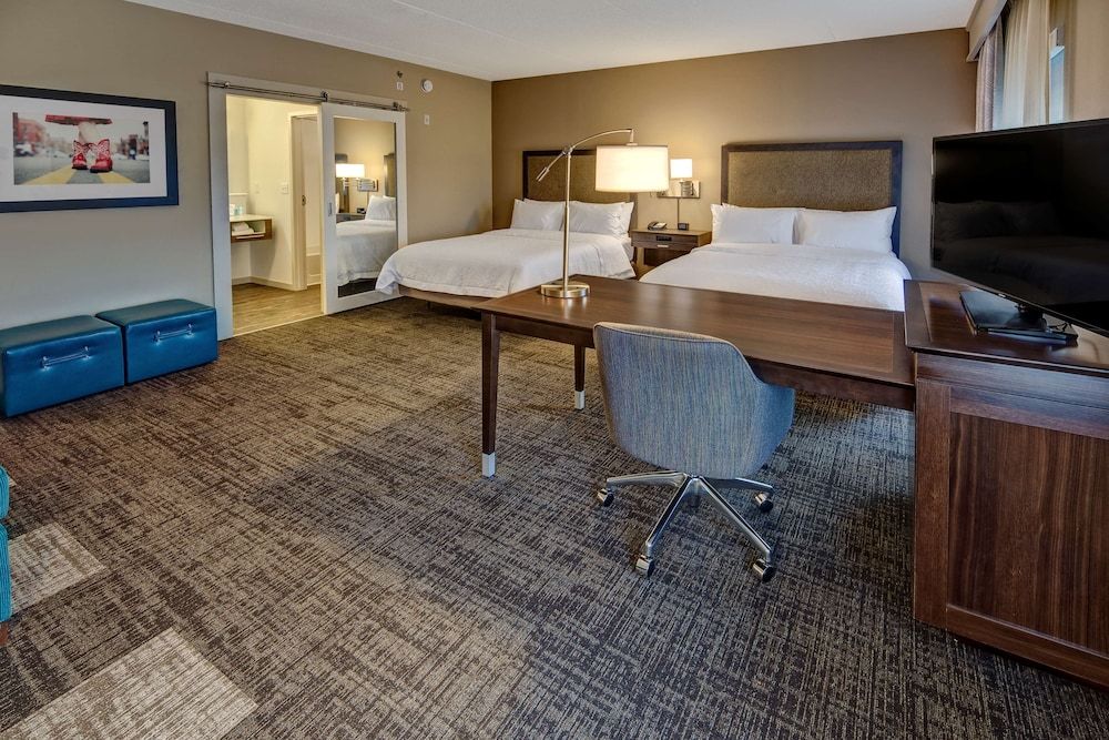 Studio, 2 Queen Beds, Non Smoking, Refrigerator & Microwave