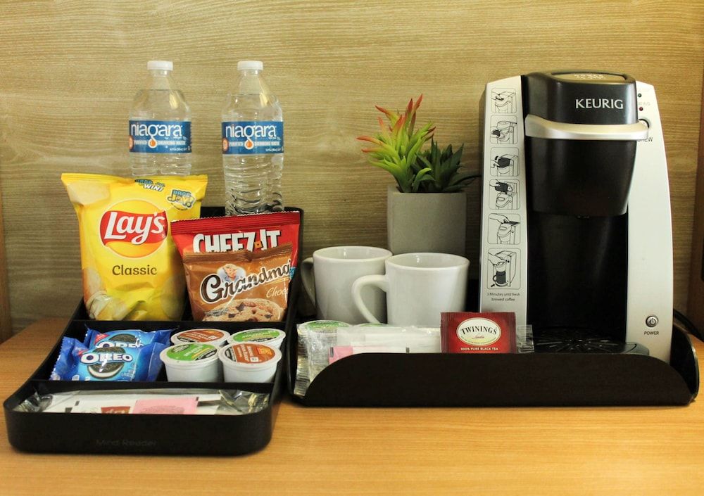 Room, 2 Queen Beds (Feature, In-Room Drinks/Snacks)