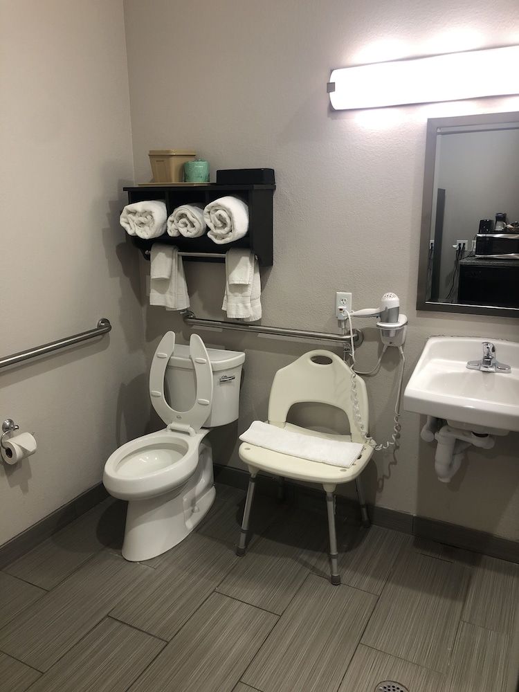 Suite, 1 King Bed with Sofa bed, Accessible, Non Smoking (Roll-In Shower, Mobility & Hearing)