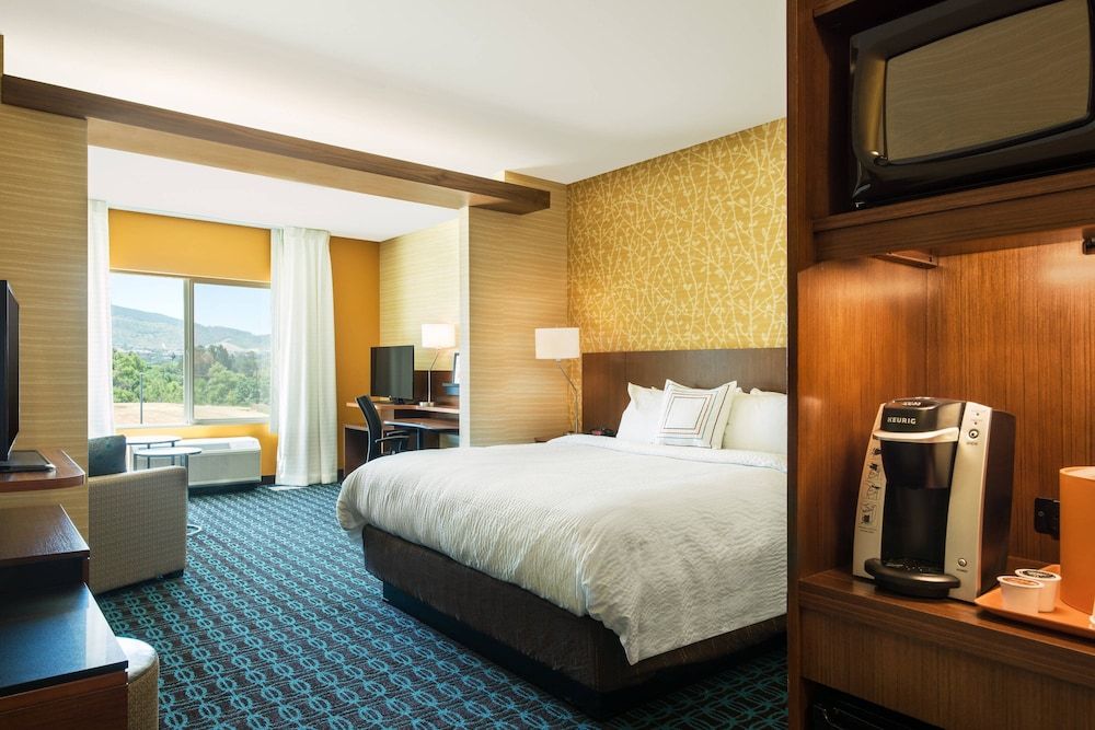 Suite, 1 King Bed with Sofa bed (Hearing Accessible)