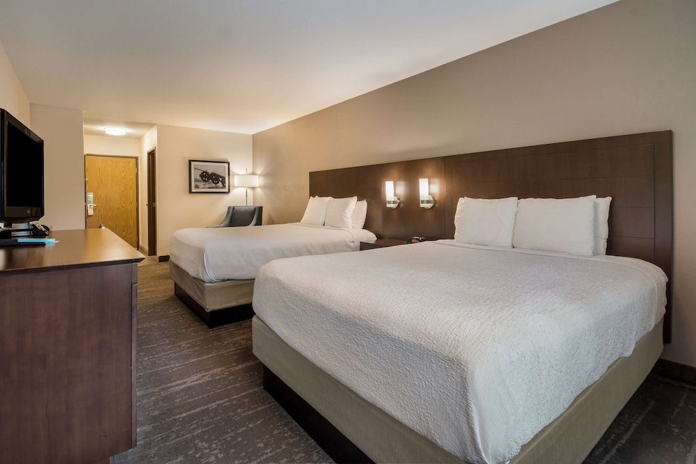 Standard Room, 2 Queen Beds, Non Smoking, Refrigerator & Microwave