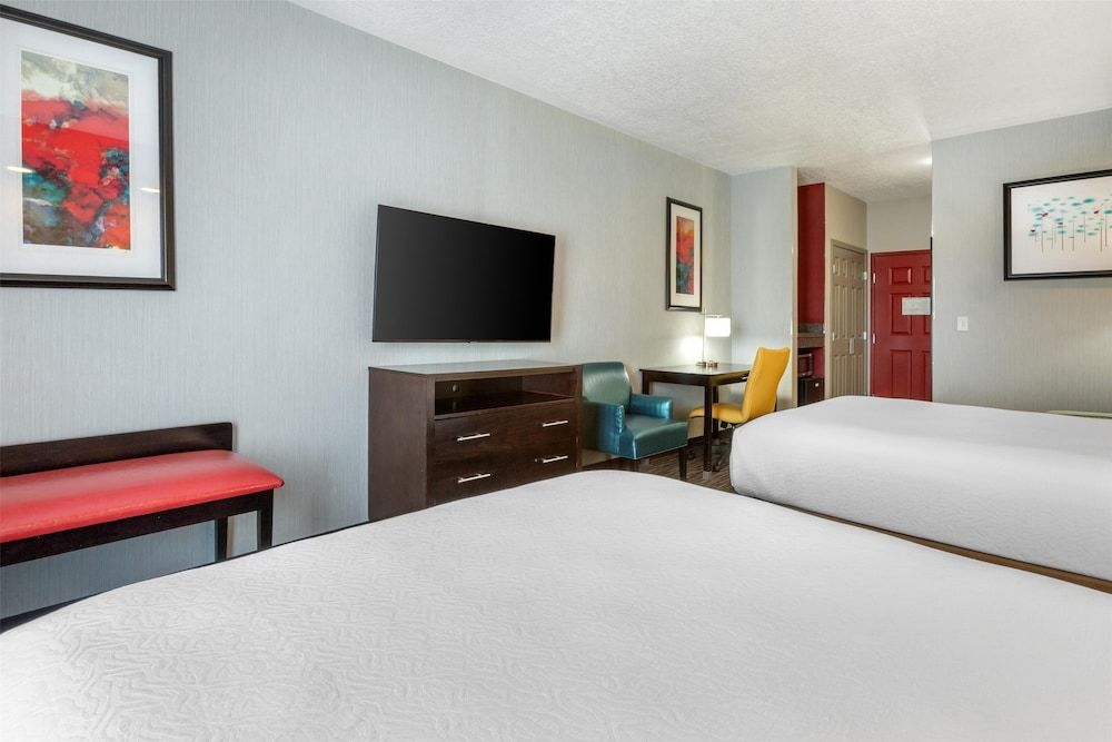 Standard Room, 2 Queen Beds, Non Smoking, Refrigerator & Microwave